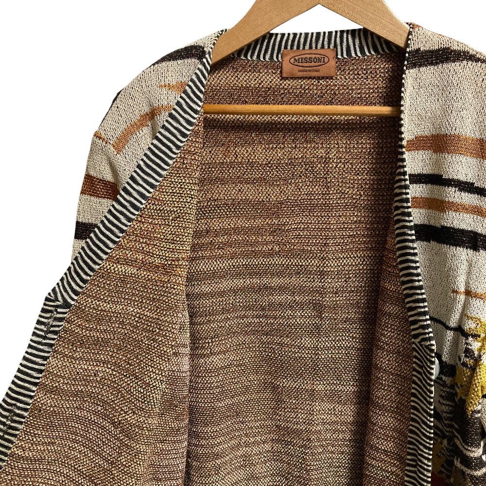 Missoni Missoni Missoni Jacquard Long Knit Cardigan Textile Tops DUTY FREE for USA Size ONE SIZE - 4 Thumbnail