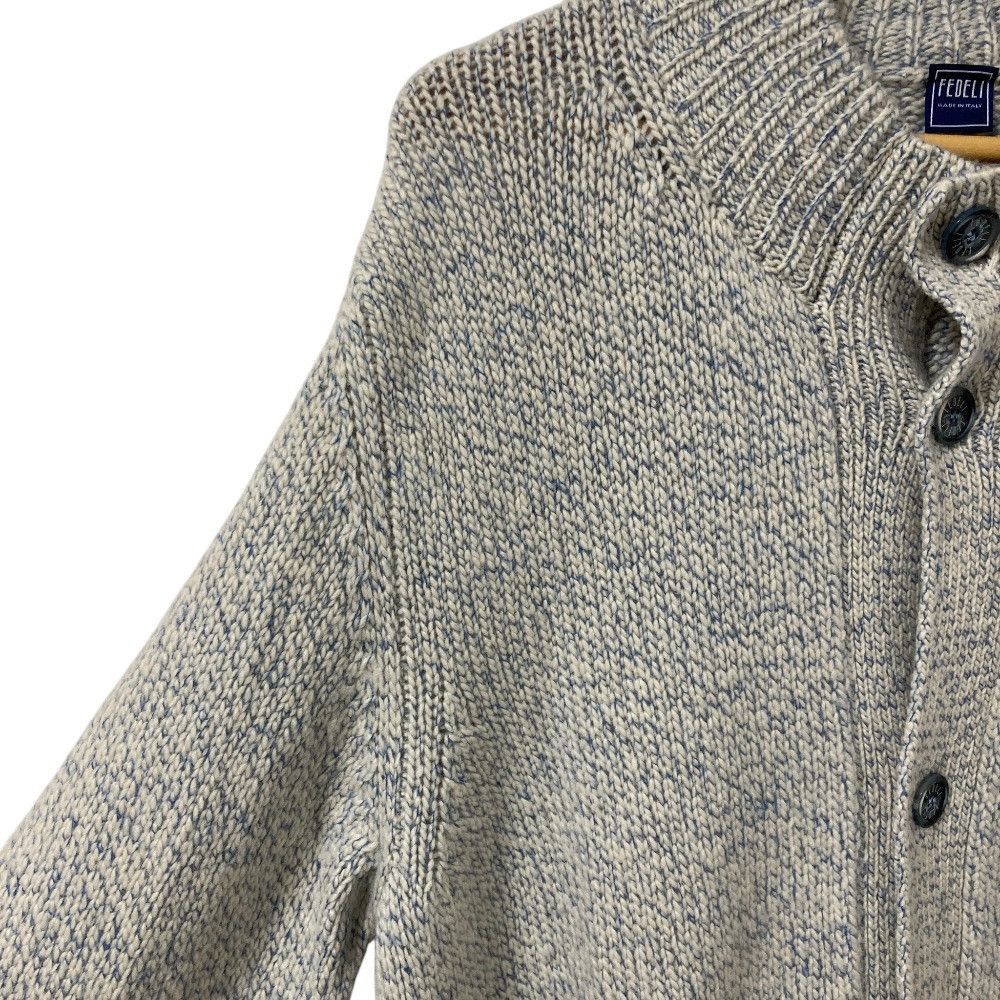 Other Other FEDELI Wool Cashmere Knit Jacket Textile Outerwear DUTY FREE for USA Size ONE SIZE - 5 Thumbnail
