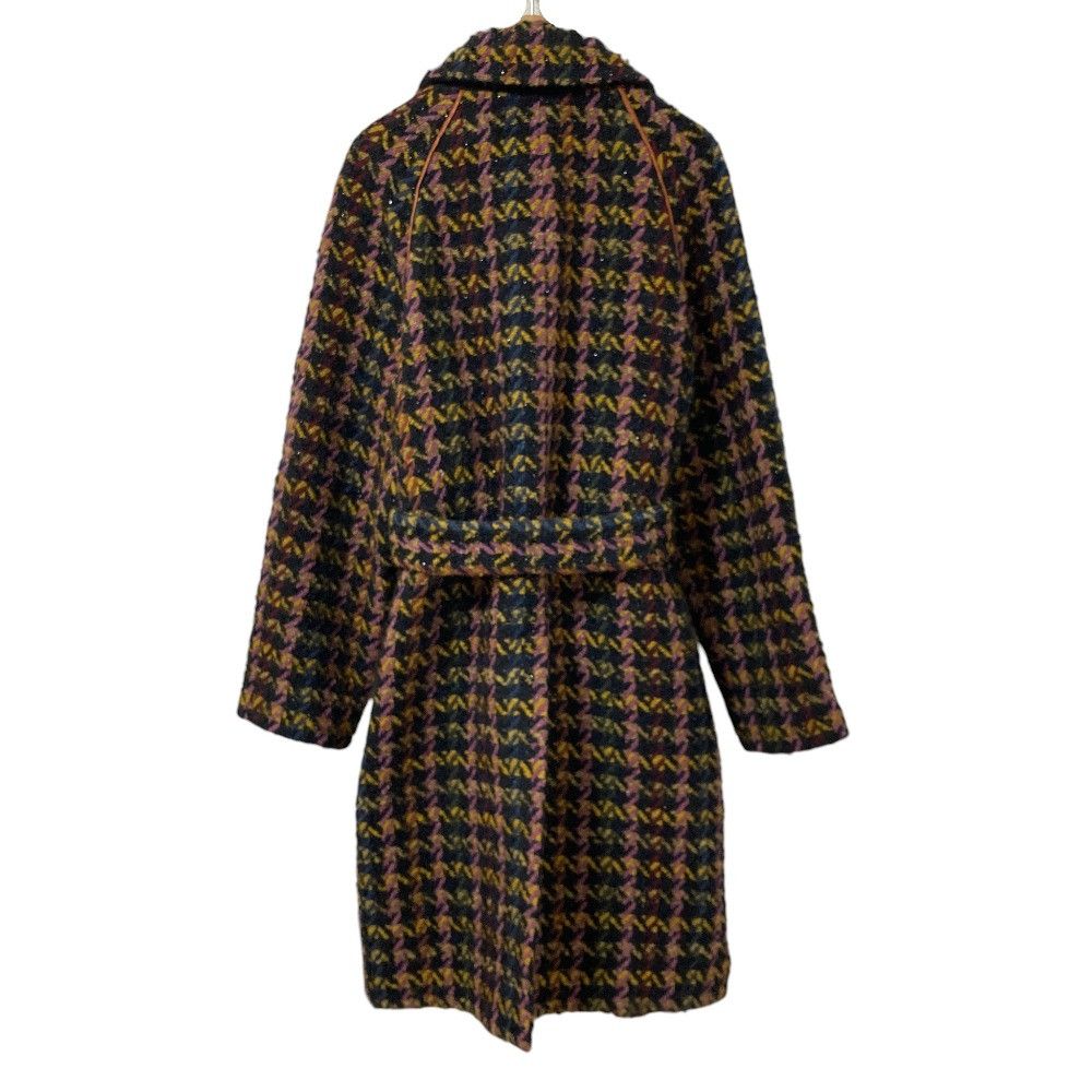 Other Other Mantu Houndstooth Tweed Coat Textile Outerwear DUTY FREE for USA Size ONE SIZE - 2 Thumbnail