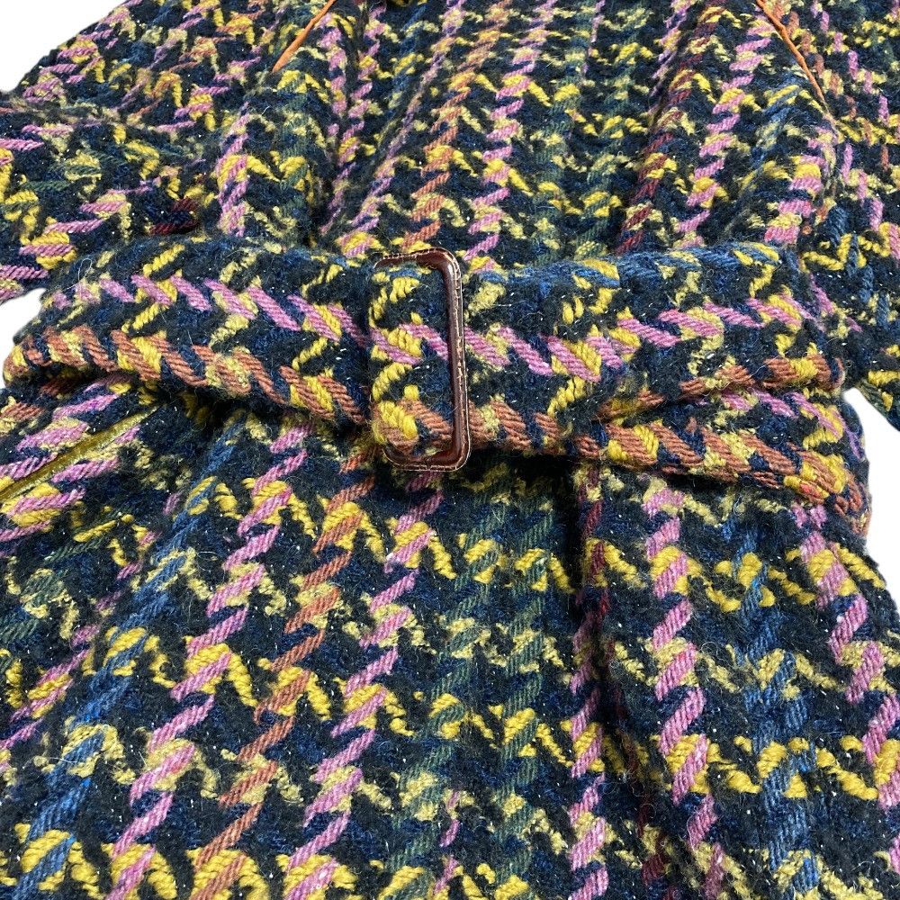 Other Other Mantu Houndstooth Tweed Coat Textile Outerwear DUTY FREE for USA Size ONE SIZE - 8 Thumbnail