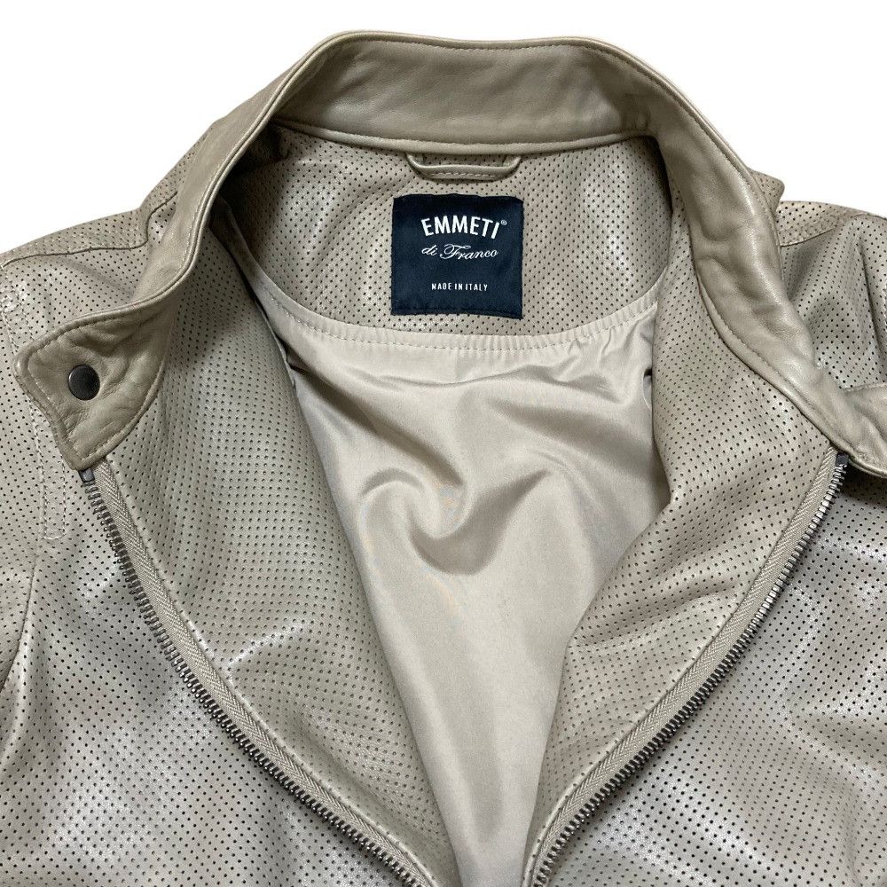 Other Other Emmeti JURI Perforated Leather Riders Jacket Leather Outerwear DUTY FREE for USA Size ONE SIZE - 4 Thumbnail