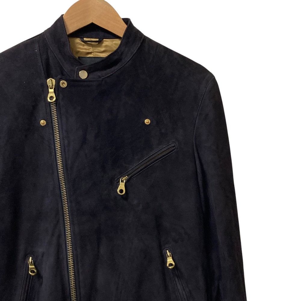 Other Other Cinquanta Goatskin Suede Rider Jacket Leather Outerwear DUTY FREE for USA Size ONE SIZE - 2 Thumbnail