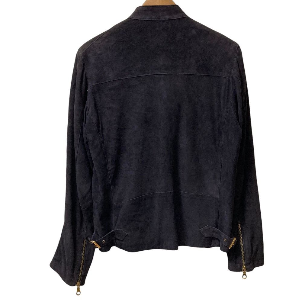 Other Other Cinquanta Goatskin Suede Rider Jacket Leather Outerwear DUTY FREE for USA Size ONE SIZE - 3 Thumbnail