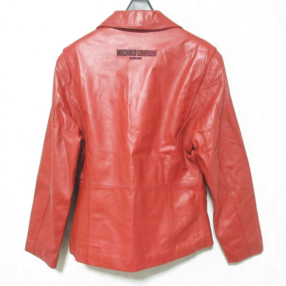 Other Other MICHIKO LONDON Leather Double Breasted Jacket Leather Outerwear I090I13R DUTY FREE for USA Size ONE SIZE - 2 Thumbnail