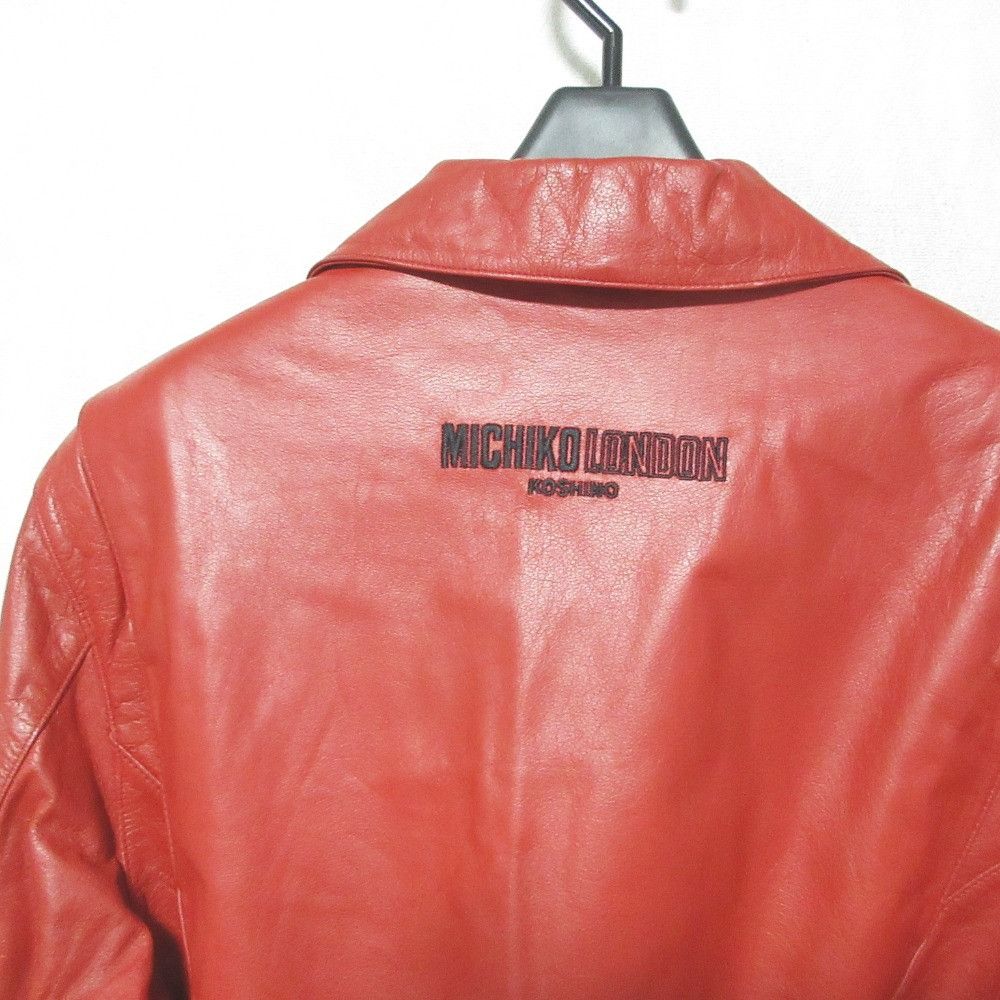 Other Other MICHIKO LONDON Leather Double Breasted Jacket Leather Outerwear I090I13R DUTY FREE for USA Size ONE SIZE - 5 Thumbnail