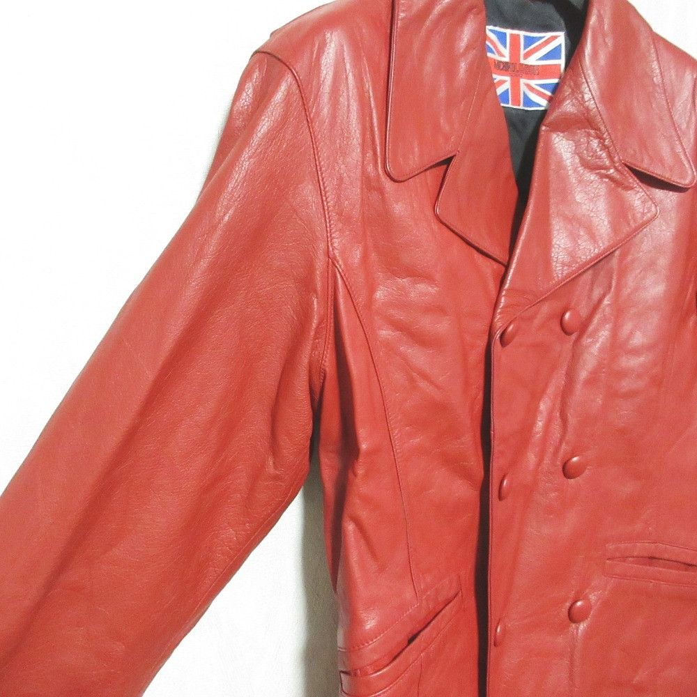 Other Other MICHIKO LONDON Leather Double Breasted Jacket Leather Outerwear I090I13R DUTY FREE for USA Size ONE SIZE - 4 Thumbnail