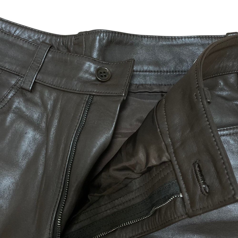 Paul Smith Paul Smith Paul Smith Cowhide Pants Leather Pants DUTY FREE for USA Size ONE SIZE - 4 Thumbnail