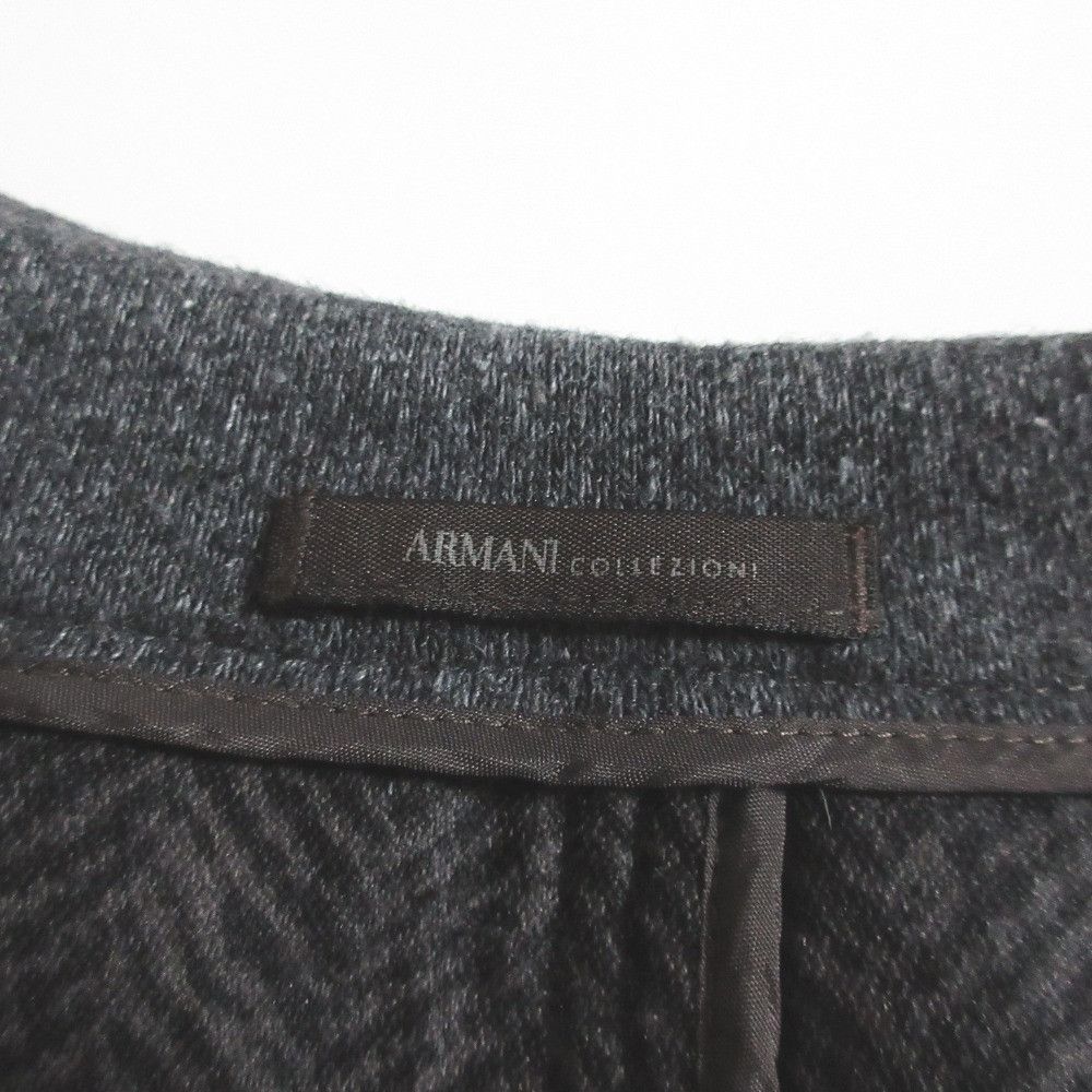 Armani Armani Armani Collezioni Tweed Tailored Jacket Textile Outerwear MCG1301713P0 DUTY FREE for USA Size ONE SIZE - 6 Thumbnail