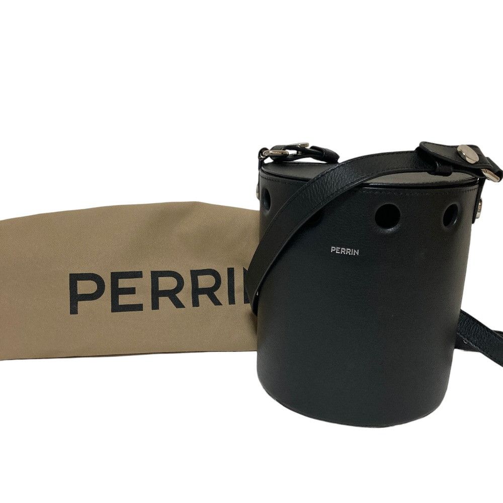 Other Other Perrin Paris Half-Cylinder Leather Shoulder Bag Leather Crossbody Bag DUTY FREE for USA Size ONE SIZE - 10 Thumbnail