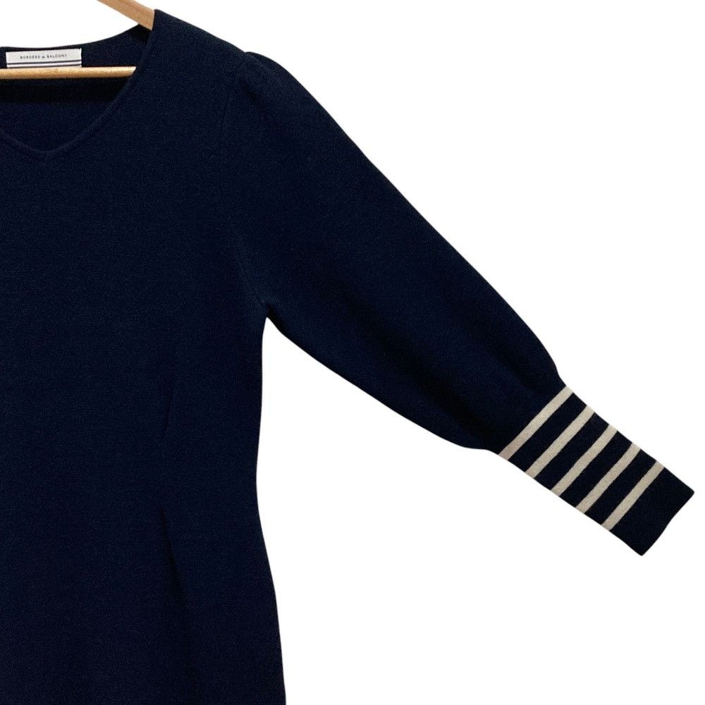 Other Other BORDERS at BALCONY knit dress Textile Dresses BD2121-1K-07 DUTY FREE for USA Size ONE SIZE - 3 Thumbnail