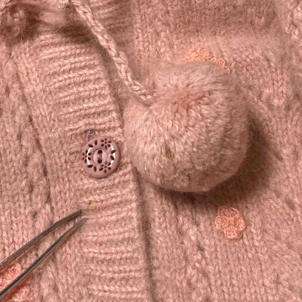 Other Other PINK HOUSE Love Ribbon Bear Knit Cardigan Textile Tops DUTY FREE for USA Size ONE SIZE - 7 Thumbnail