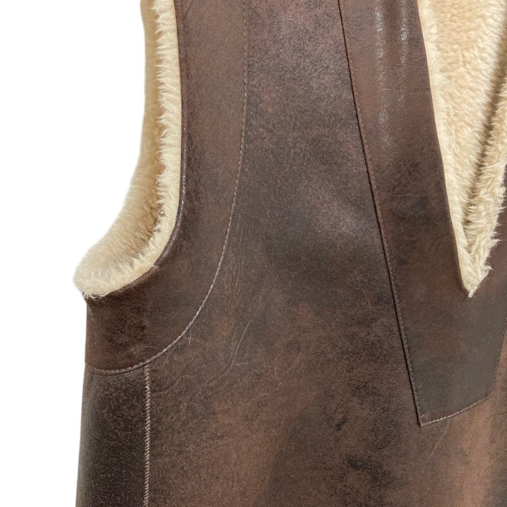 Other Other Plage Faux Shearling Vest Plastic / Synthetic Outerwear DUTY FREE for USA Size ONE SIZE - 5 Thumbnail