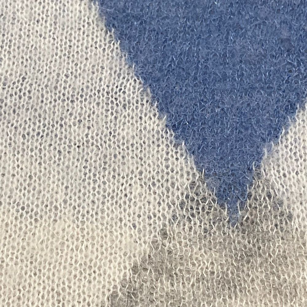 Other Other BLUE LABEL CRESTBRIDGE Hairy Argyle Knit Sweater Textile Tops 55N15651 DUTY FREE for USA Size ONE SIZE - 7 Thumbnail