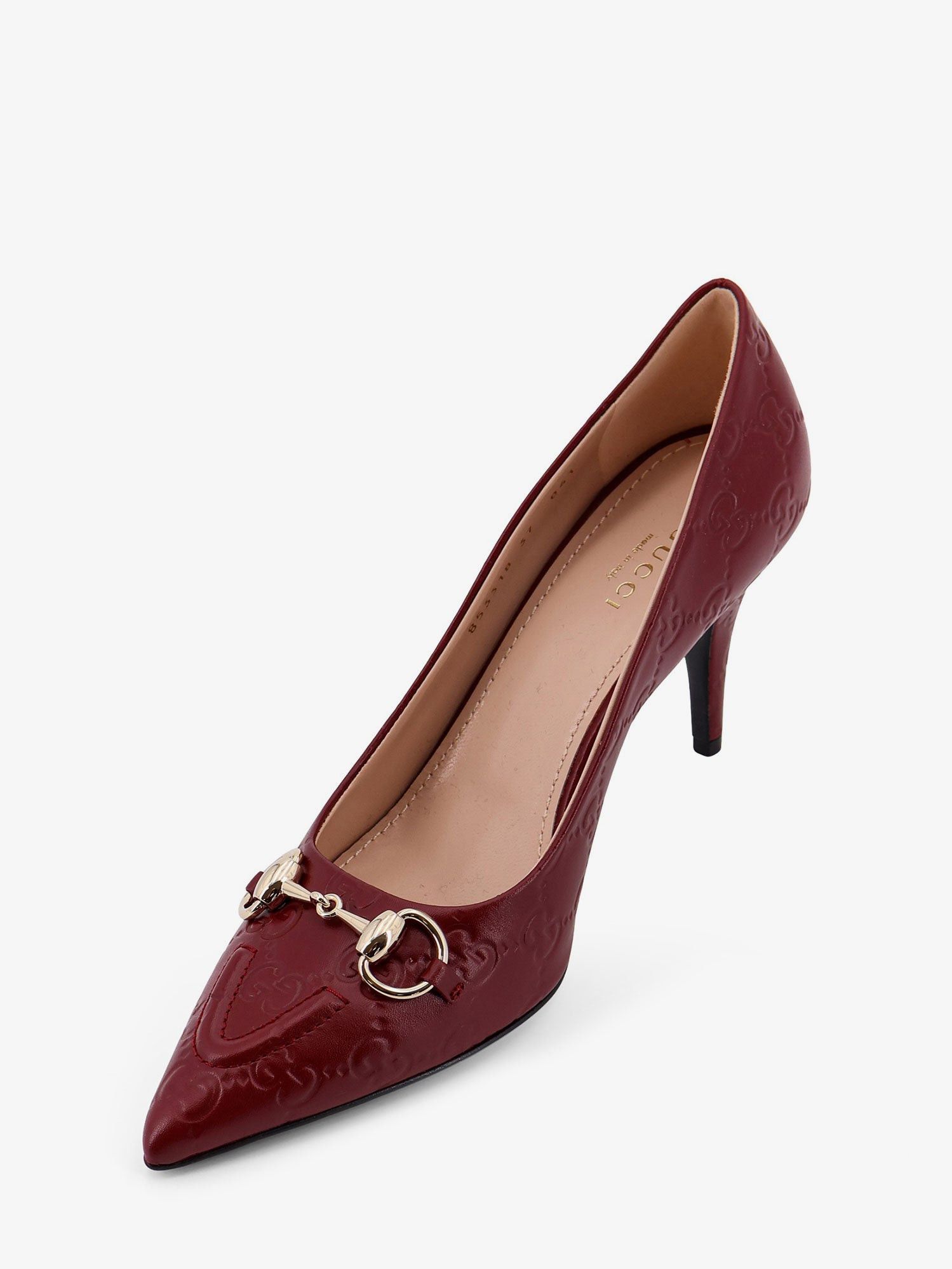 Gucci Gucci Gucci Rosso Ancora GG leather décolleté IT 41 Women - USA Tariffs Included Size US 11 / IT 41 - 4 Thumbnail