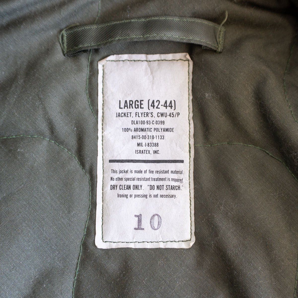 Vintage US ARMY USAF 90s CWU-45/P Flight Jacket Size L Size US L / EU 52-54 / 3 - 7 Thumbnail