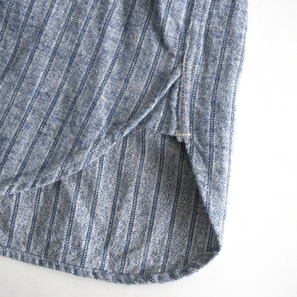 Nigel Cabourn NIGEL CABOURN Cotton Linen Stripe Work Shirt Size M Size US M / EU 48-50 / 2 - 4 Thumbnail