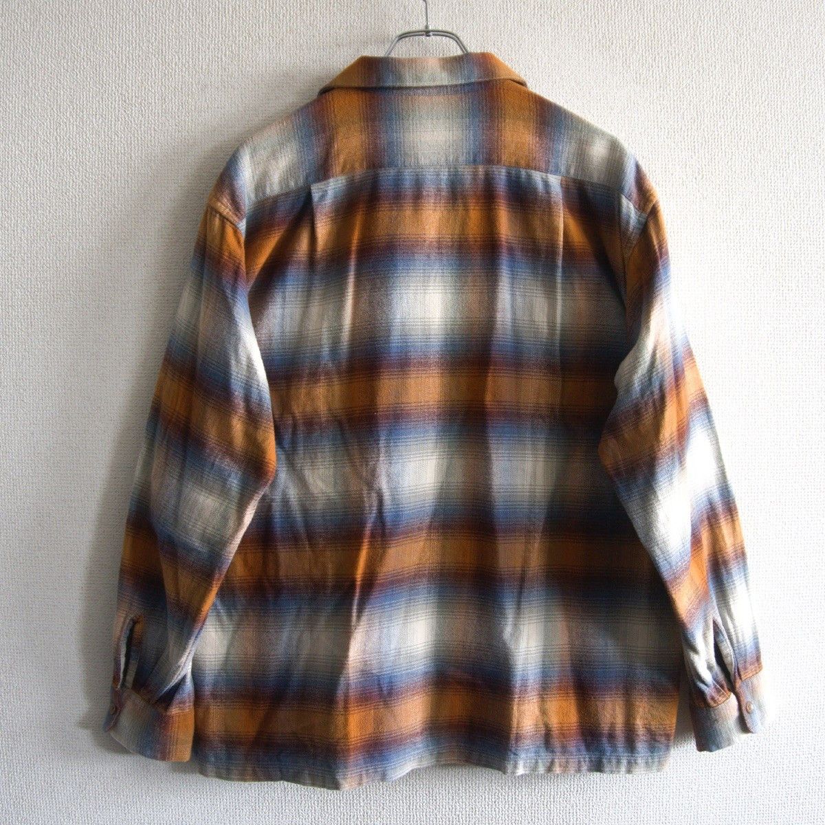 Pendleton PENDLETON Open Collar Cotton Ombre Boxy Shirt Size M Size US M / EU 48-50 / 2 - 2 Thumbnail