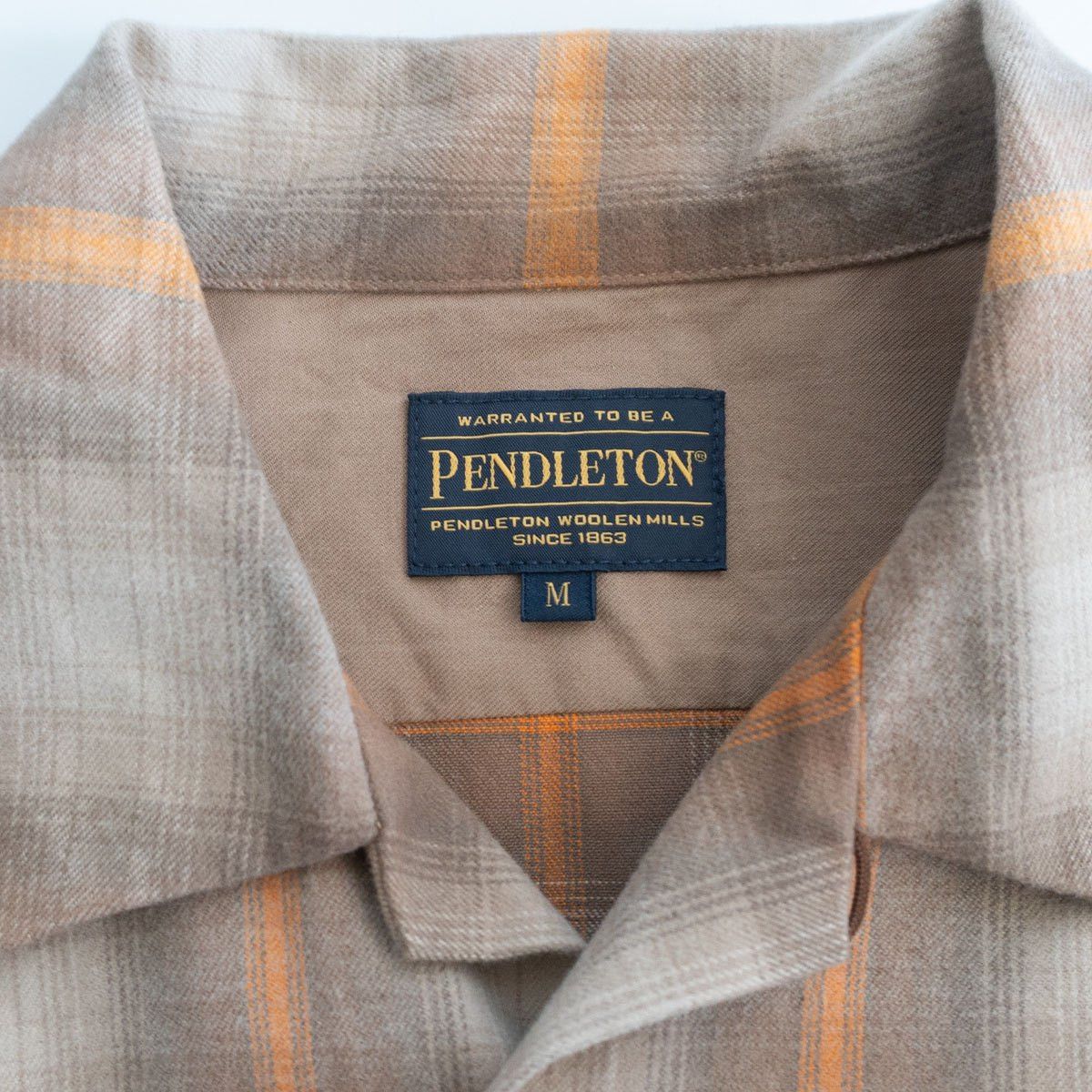 Pendleton PENDLETON Open Collar Cotton Ombre Shirt Size M Size US M / EU 48-50 / 2 - 3 Thumbnail