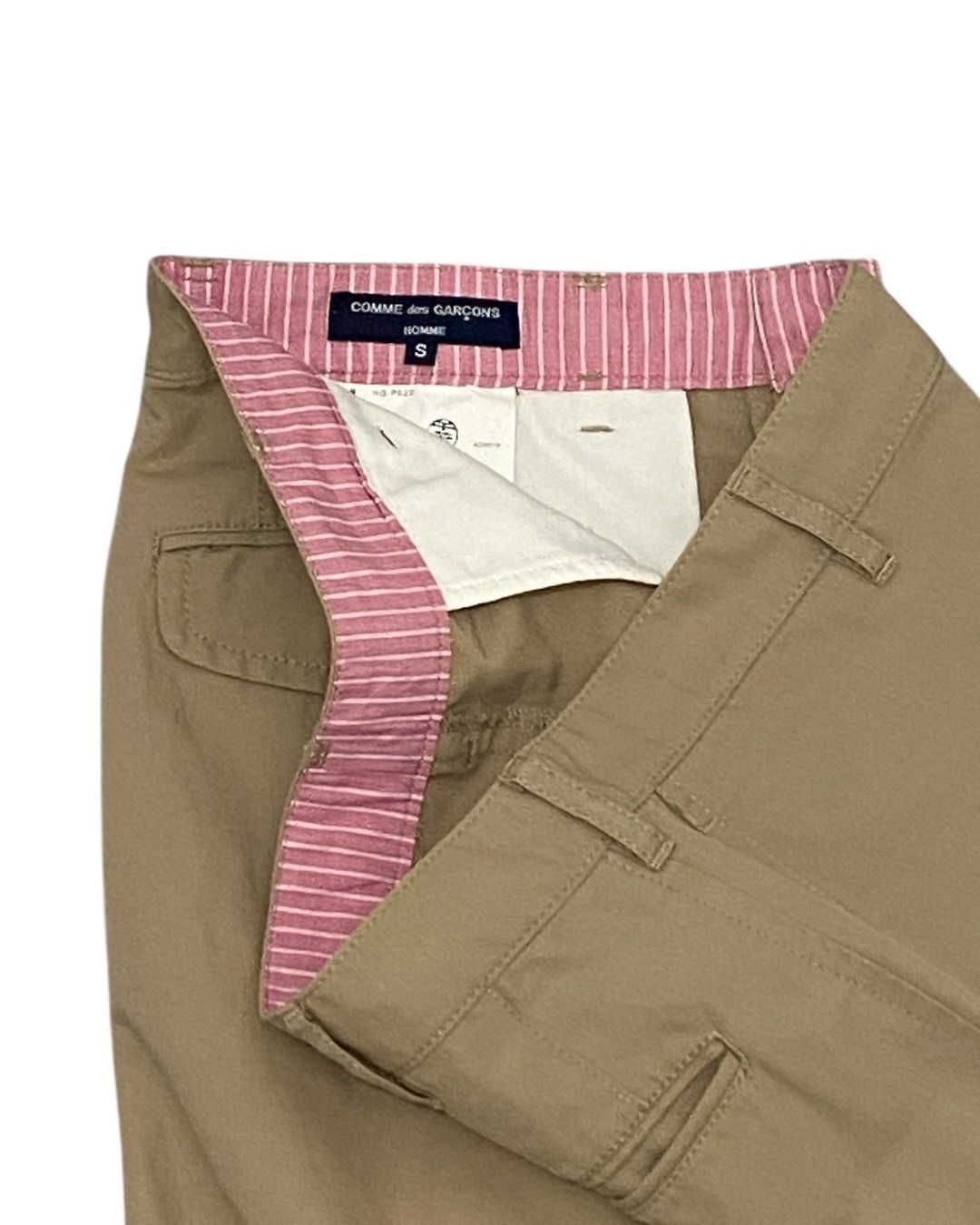 Comme des Garcons Comme des Garcons Beige Cotton Blend Cuffed Shorts Size US 32 / EU 48 - 3 Thumbnail