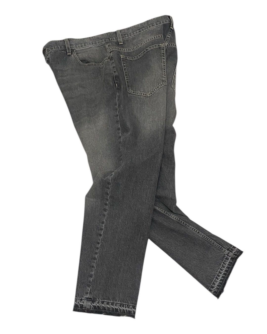 Stella McCartney Stella McCartney Gray Wash Denim Pants Raw Hem Size US 30 / EU 46 - 3 Thumbnail