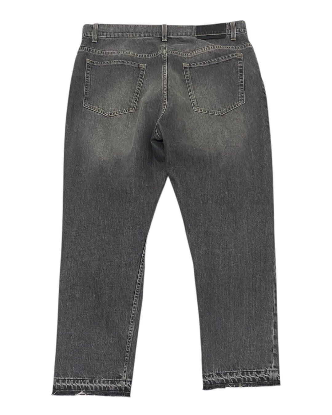 Stella McCartney Stella McCartney Gray Wash Denim Pants Raw Hem Size US 30 / EU 46 - 4 Thumbnail