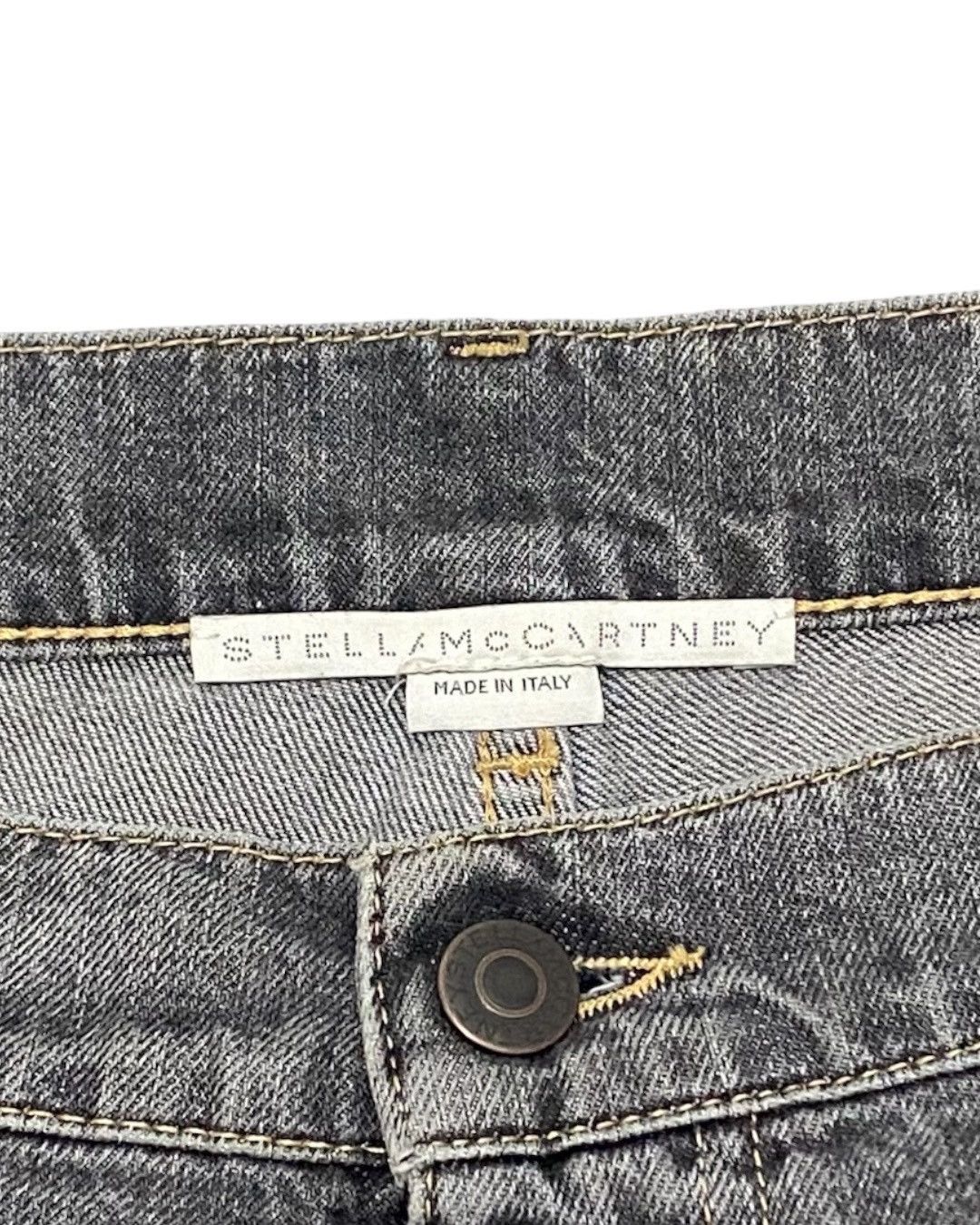 Stella McCartney Stella McCartney Gray Wash Denim Pants Raw Hem Size US 30 / EU 46 - 2 Thumbnail