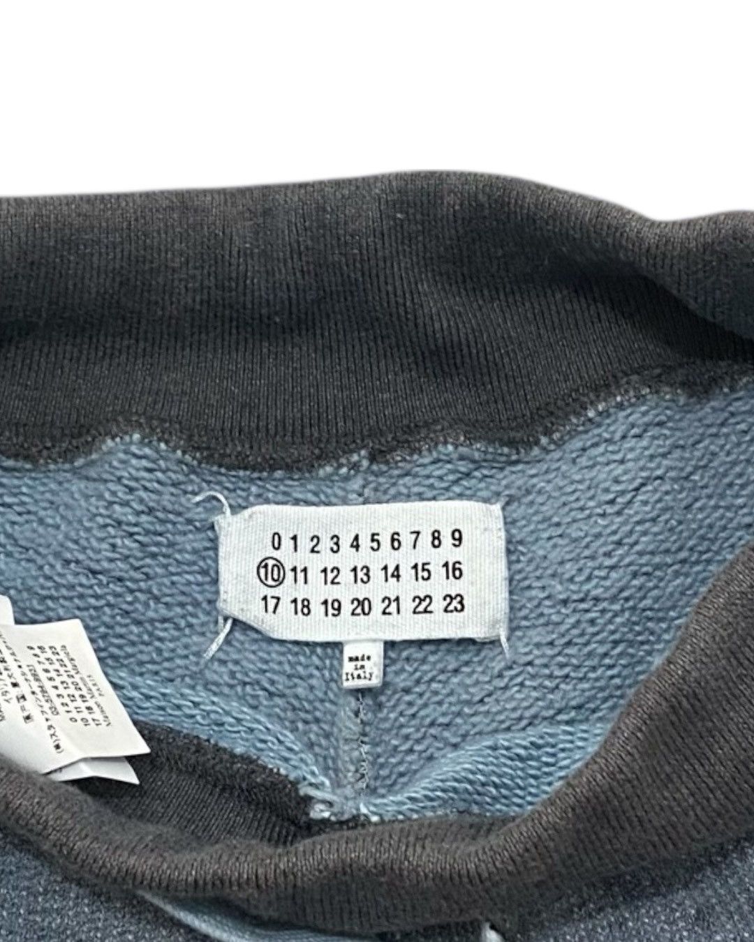 Maison Margiela Maison Margiela Gray Knit Split Hem Sweatpants Size US 32 / EU 48 - 2 Thumbnail
