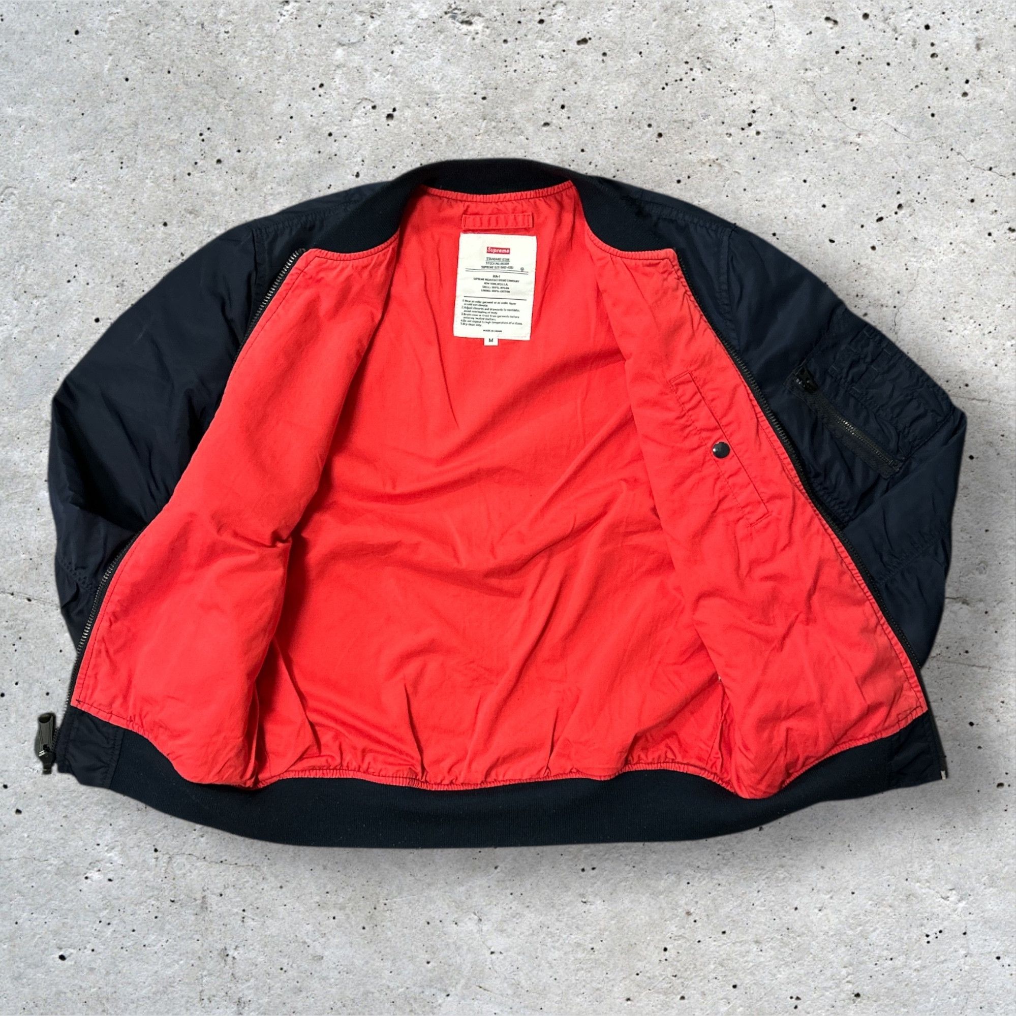 Supreme Ma+ supreme '11 MA-1 jacket Blue Size L Size US L / EU 52-54 / 3 - 3 Thumbnail
