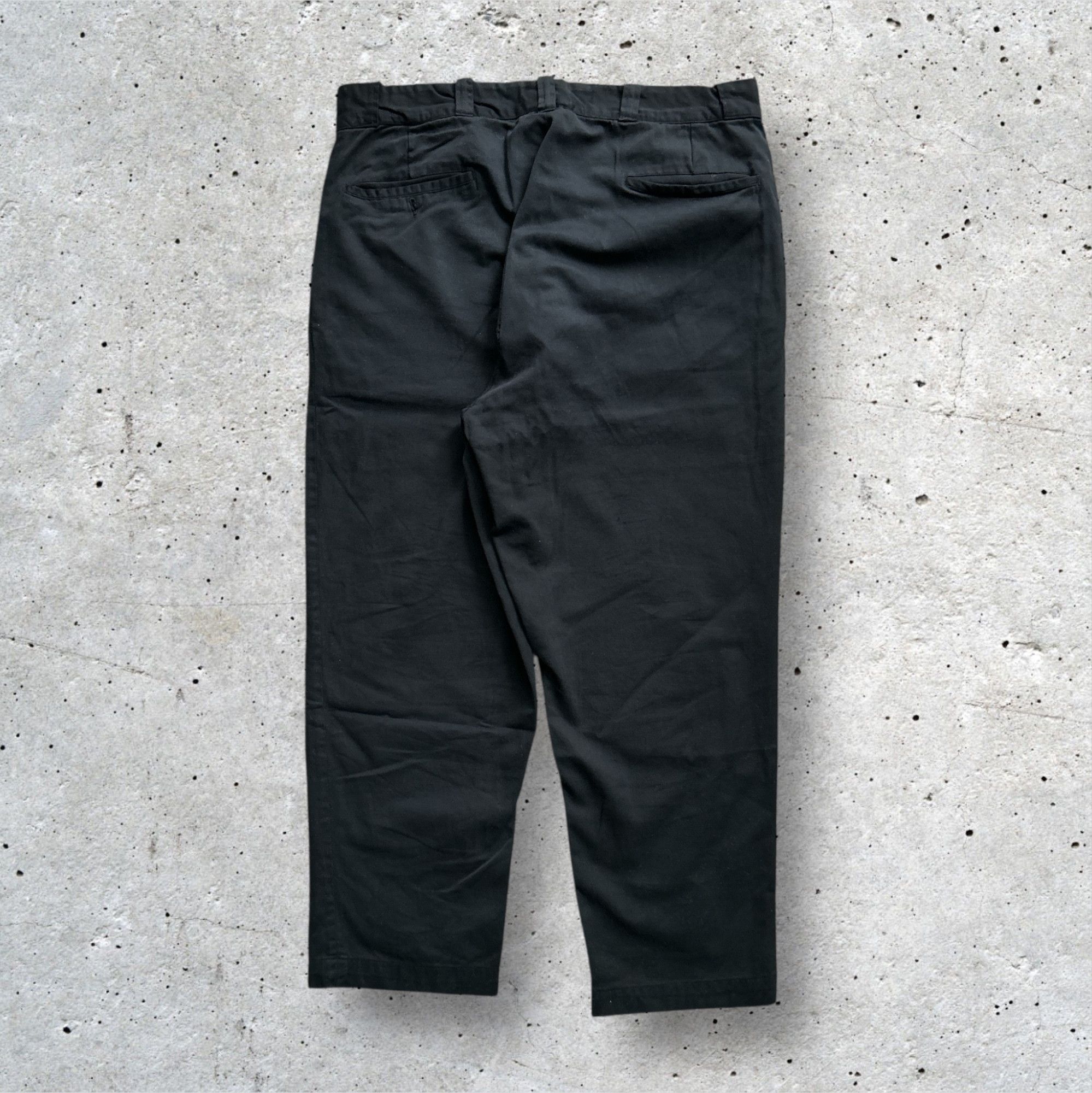 Vintage unknown 60's work pants black after dye Size 36 Size US 36 / EU 52 - 4 Thumbnail