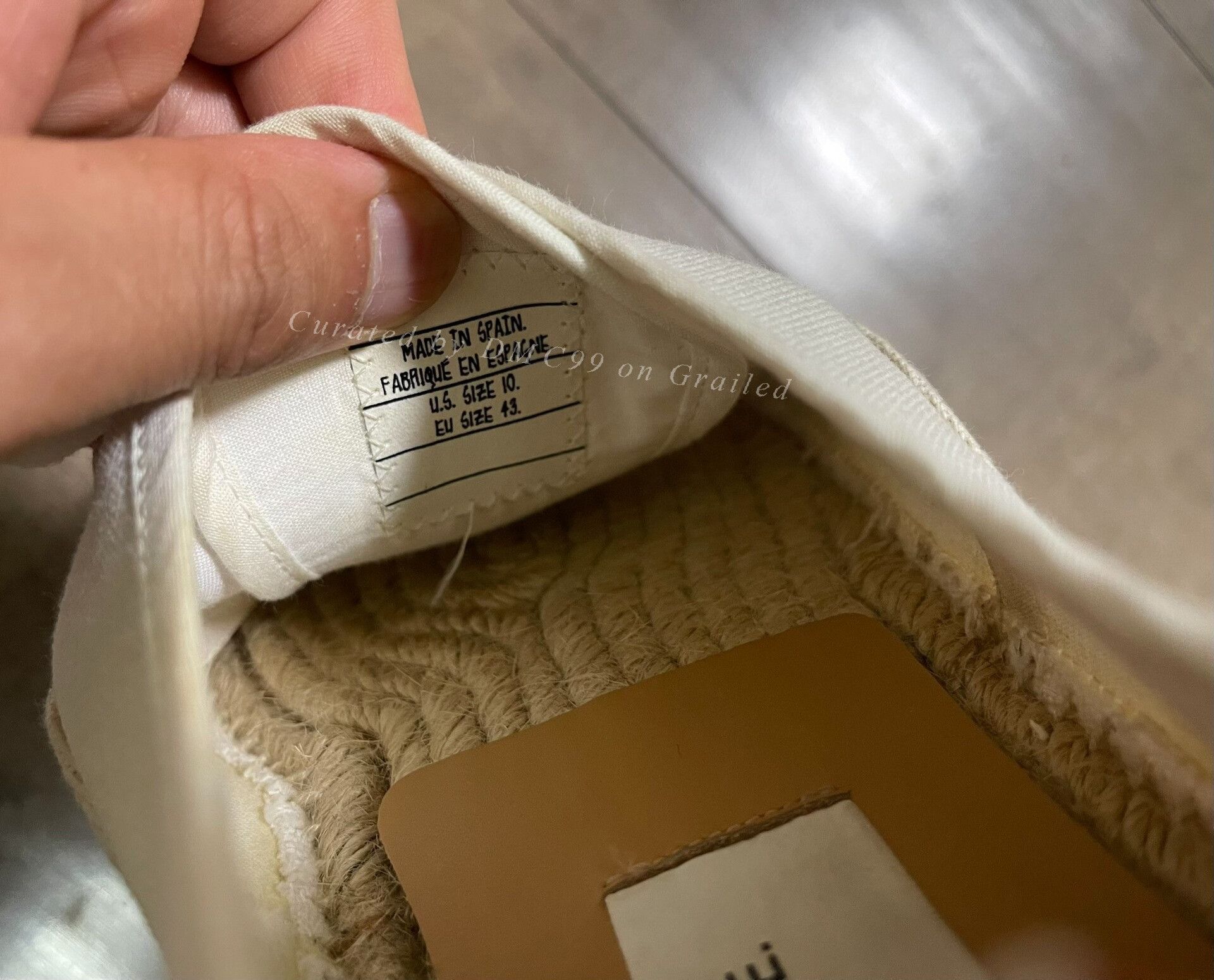 Thom Browne THOM BROWNE Summer Ivory White Espadrilles Size US 10 / EU 43 - 8 Thumbnail