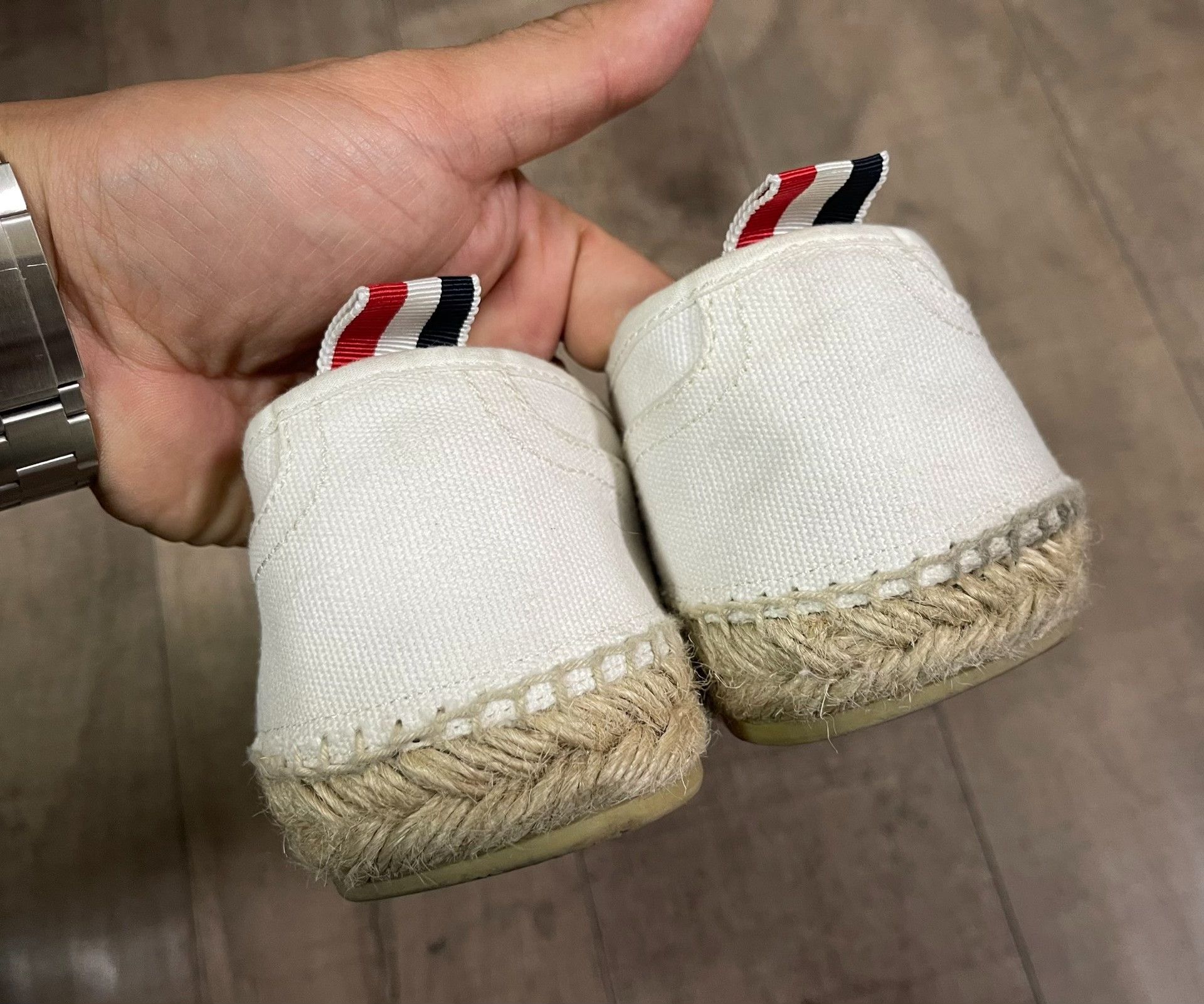 Thom Browne THOM BROWNE Summer Ivory White Espadrilles Size US 10 / EU 43 - 2 Thumbnail