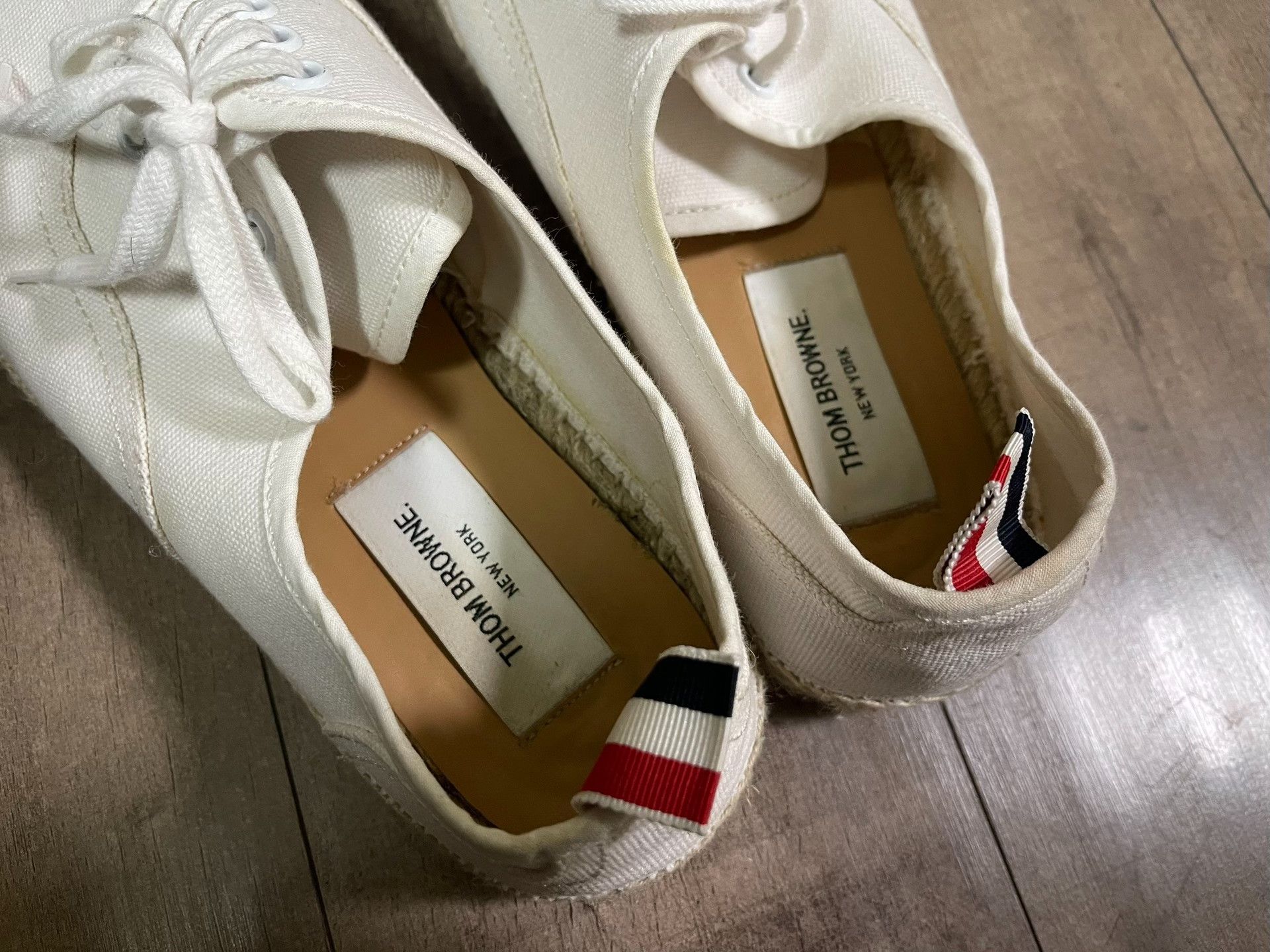 Thom Browne THOM BROWNE Summer Ivory White Espadrilles Size US 10 / EU 43 - 3 Thumbnail