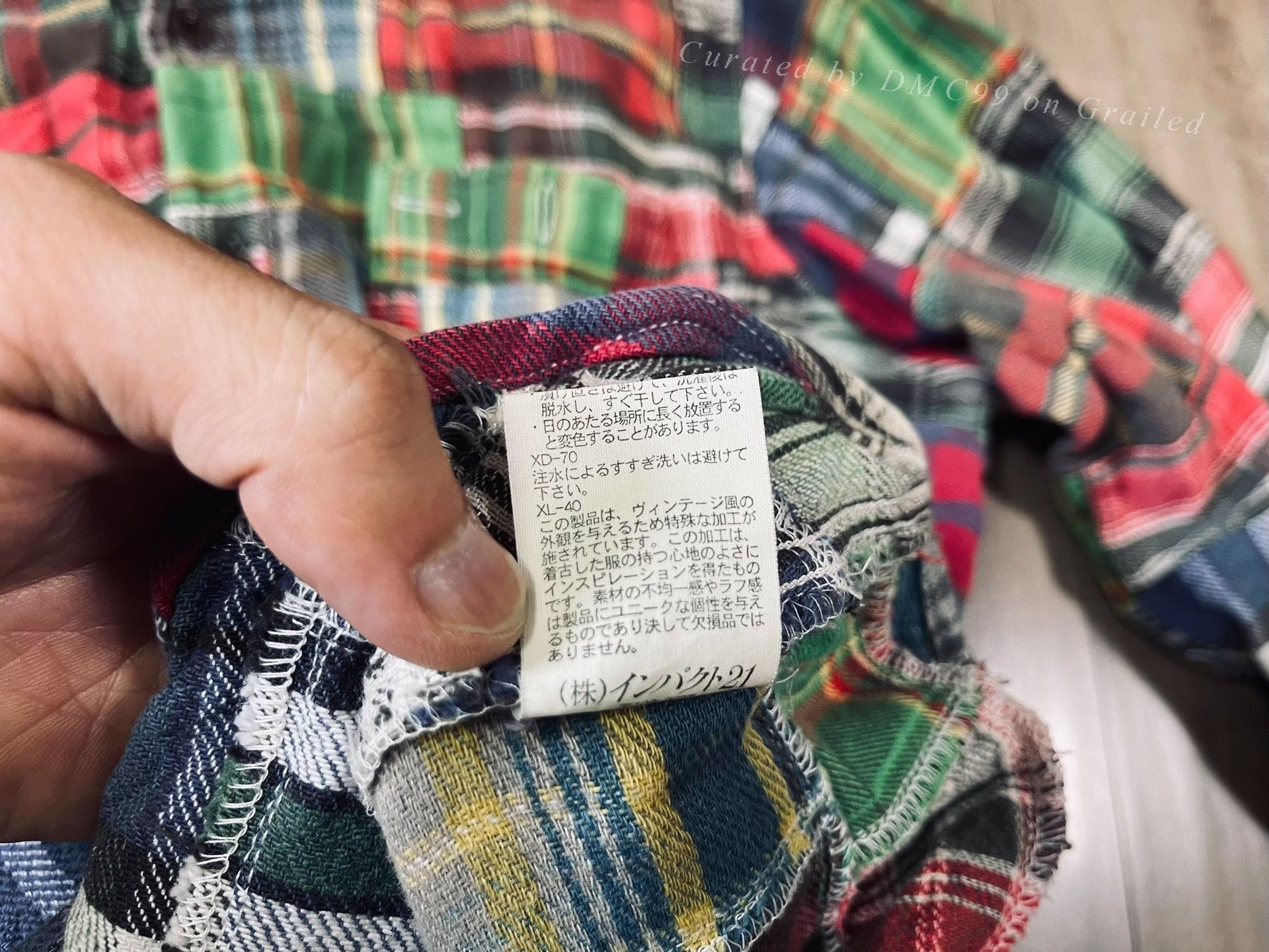 RRL Ralph Lauren Rare Vintage Ralph Lauren Patchwork Jacket Size US L / EU 52-54 / 3 - 4 Thumbnail