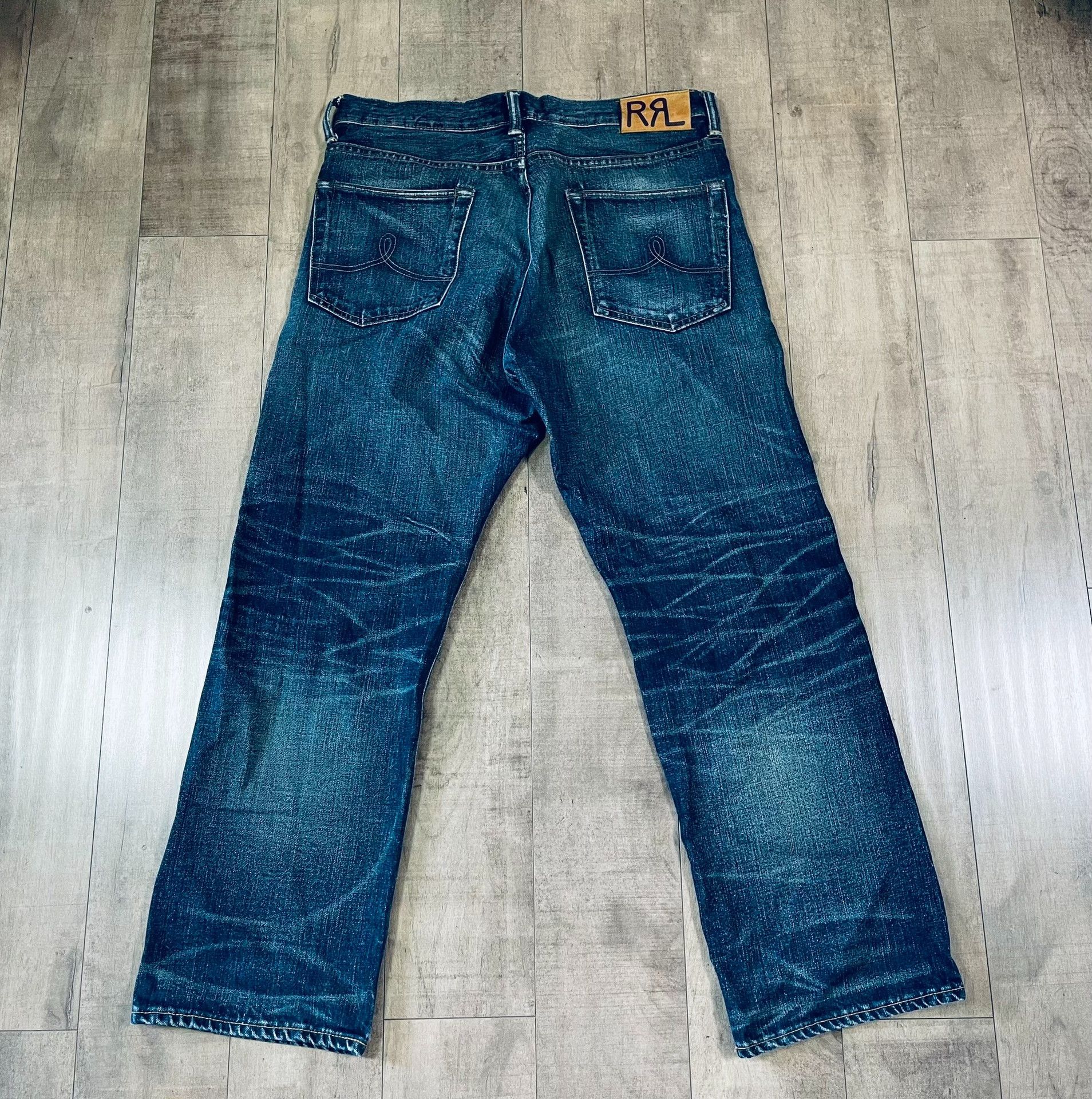 RRL Ralph Lauren Double RL Vintage Washed Jeans Size US 32 / EU 48 - 2 Thumbnail