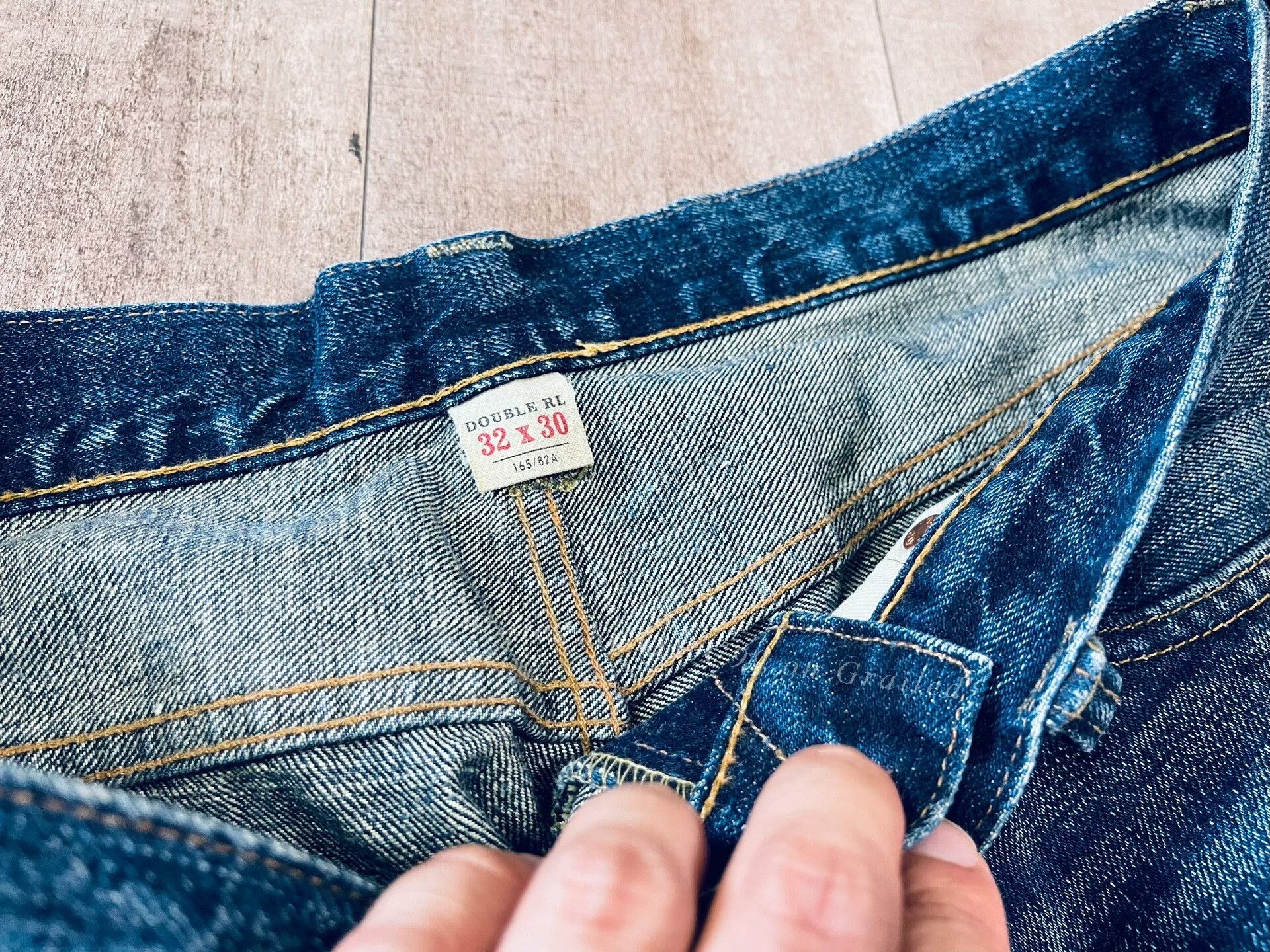 RRL Ralph Lauren Double RL Vintage Washed Jeans Size US 32 / EU 48 - 4 Thumbnail