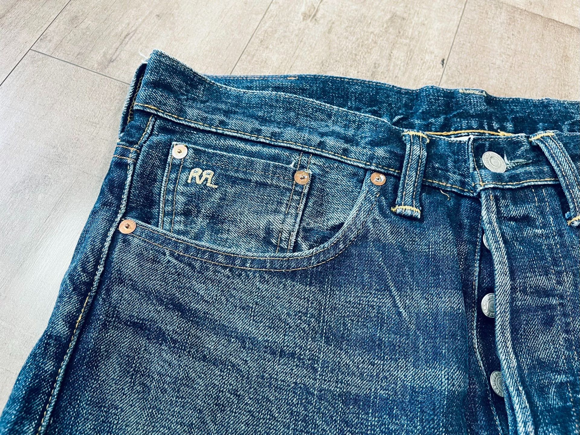 RRL Ralph Lauren Double RL Vintage Washed Jeans Size US 32 / EU 48 - 3 Thumbnail