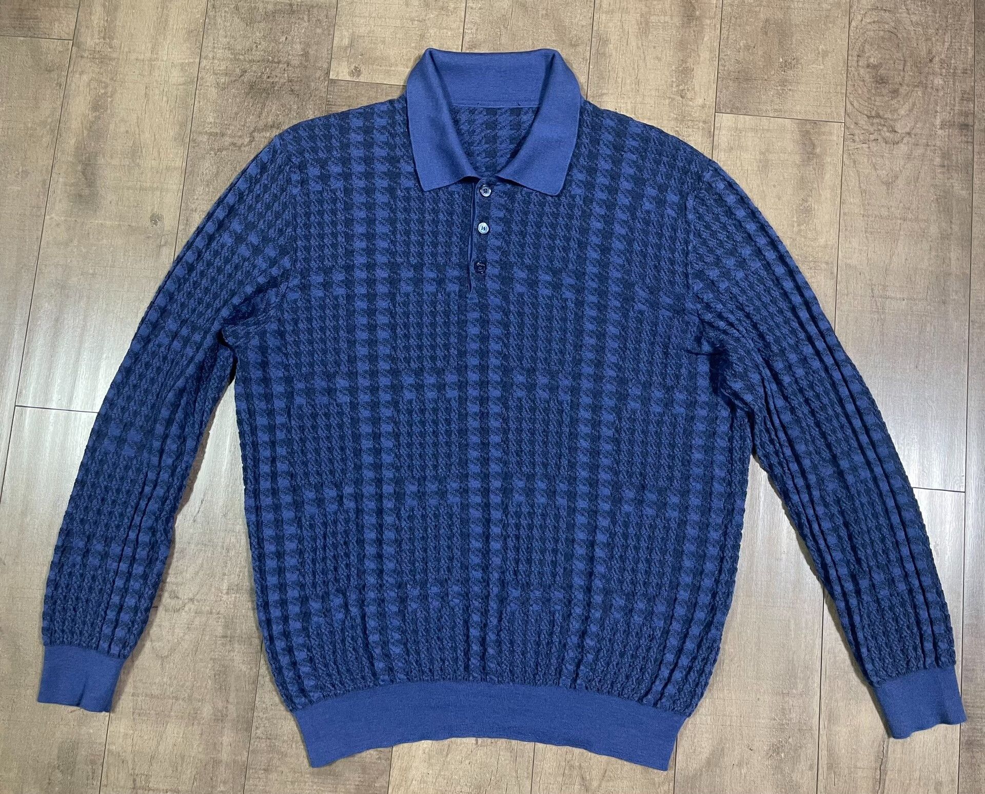 Zilli Zilli Luxury Silk Wool Cashmere Knit Sweater Size US L / EU 52-54 / 3 - 6 Thumbnail