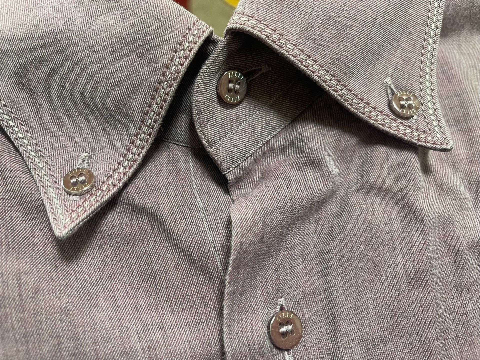 Zilli Zilli Authentic Violet Casual Shirt Size US M / EU 48-50 / 2 - 6 Thumbnail
