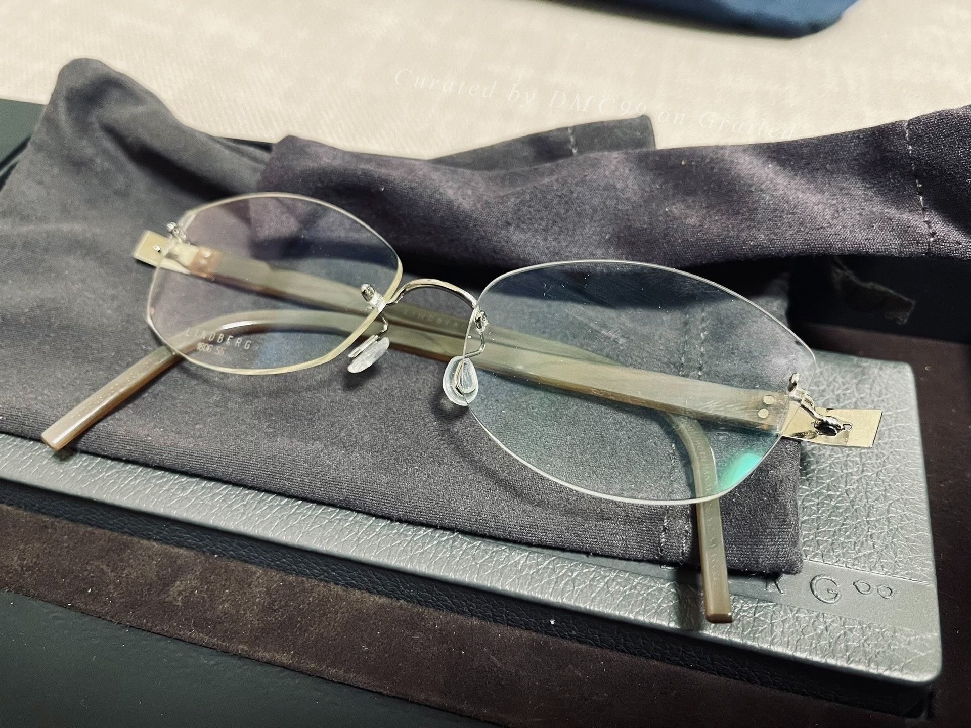 Lindberg Lindberg 18k White Gold Rimless Glasses Size ONE SIZE - 2 Thumbnail
