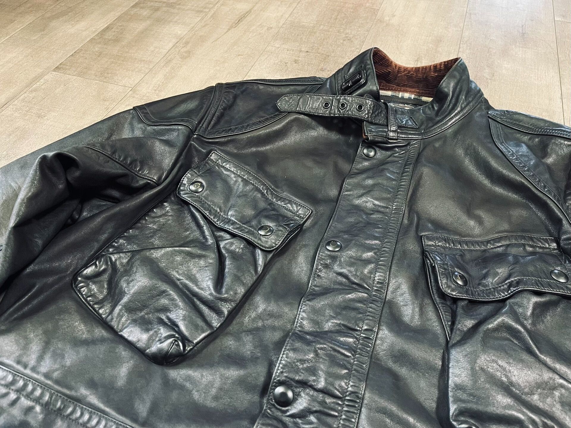 RRL Ralph Lauren RRL Six-Pocket Leather Jacket Size US M / EU 48-50 / 2 - 2 Thumbnail