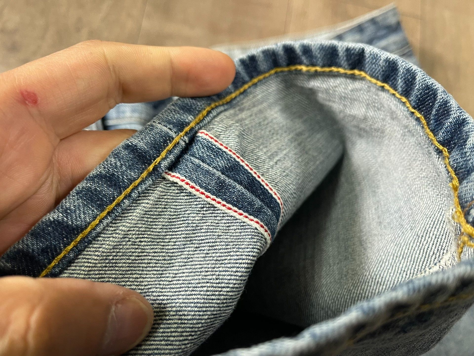 RRL Ralph Lauren Rollers Archive High-Waisted Light Blue Jeans Size US 30 / EU 46 - 5 Thumbnail
