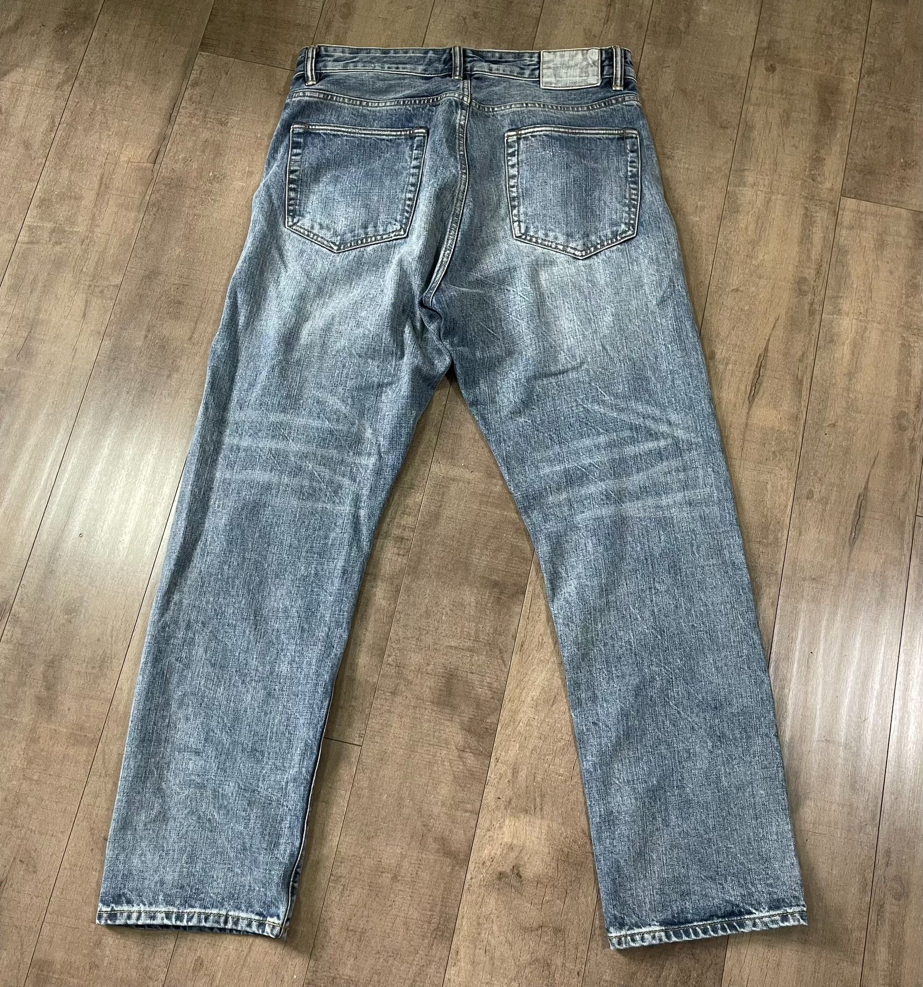 RRL Ralph Lauren Rollers Archive High-Waisted Light Blue Jeans Size US 30 / EU 46 - 7 Thumbnail