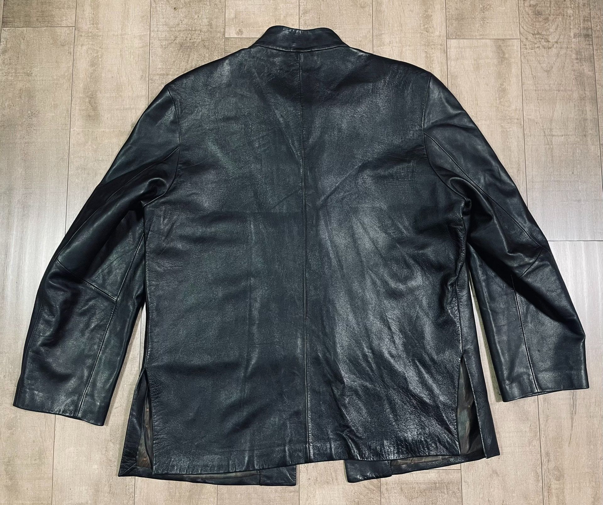 Other Men's Chinese Tang Suit Leather Jacket Size US XL / EU 56 / 4 - 3 Thumbnail