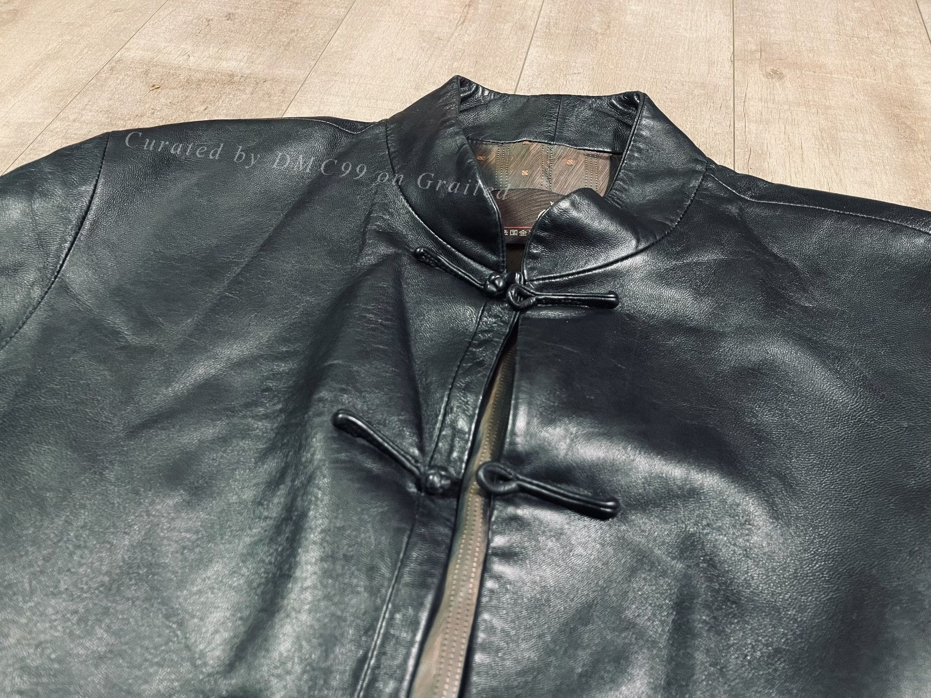 Other Men's Chinese Tang Suit Leather Jacket Size US XL / EU 56 / 4 - 2 Thumbnail
