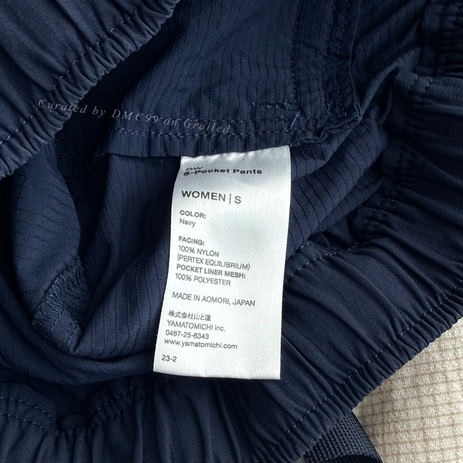 Yohji Yamamoto Yamatomichi DW 5-Pocket Women's Pants Size 22" - 3 Thumbnail