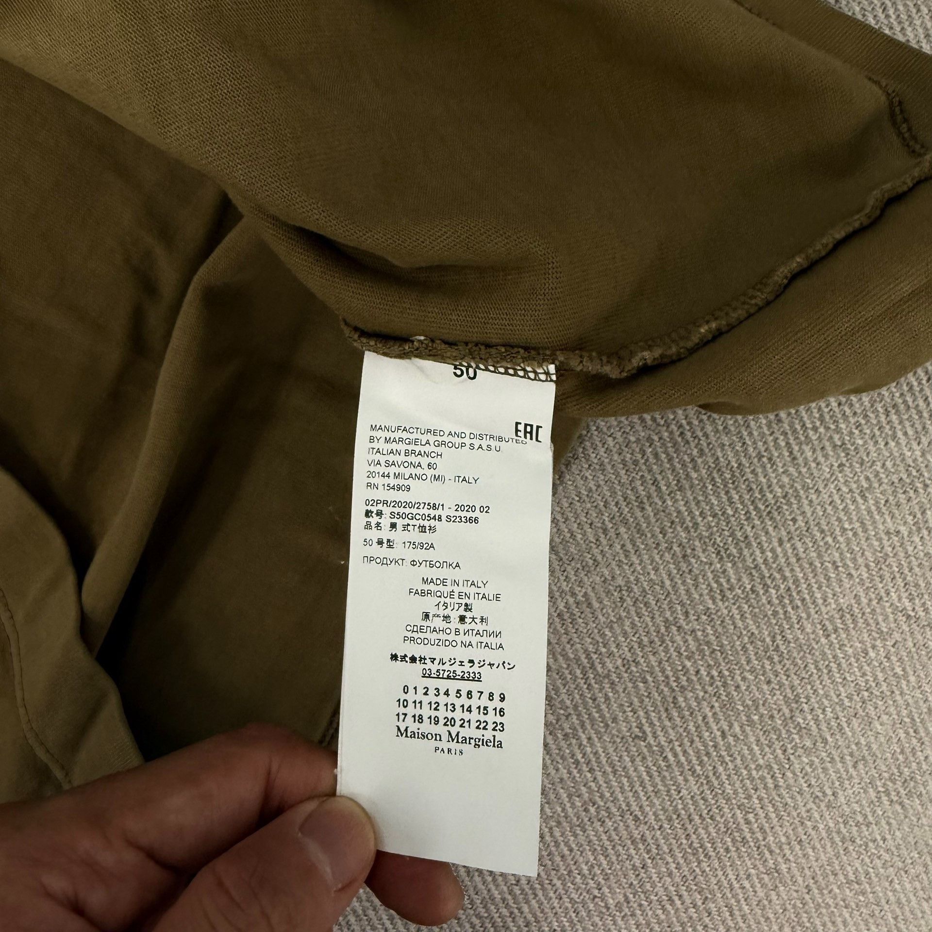 Maison Margiela Maison Margiela Garment Dyed T-Shirt Size US M / EU 48-50 / 2 - 4 Thumbnail
