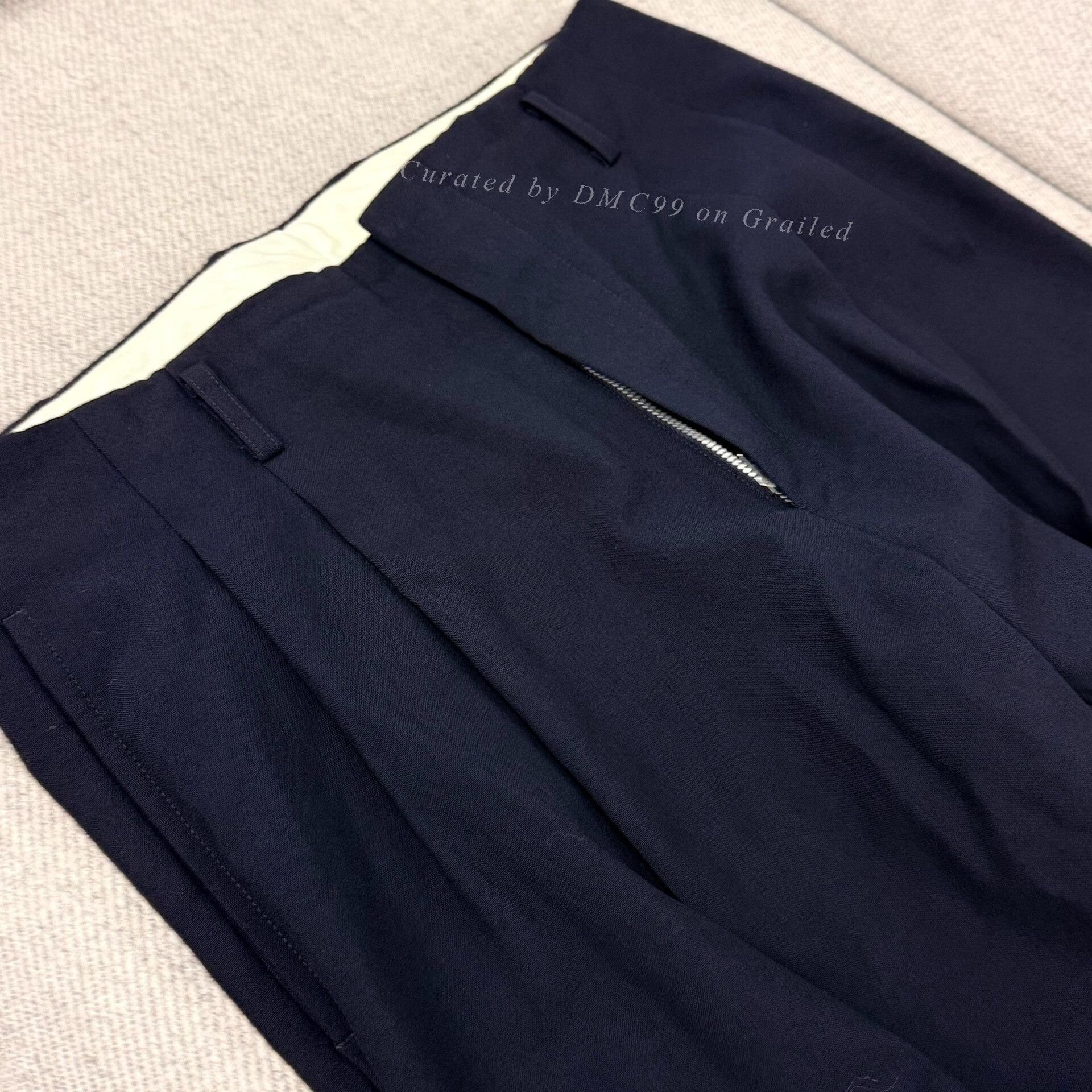 Comme des Garcons Homme Plus CDG Homme Plus Wide Tapered Pants Size US 30 / EU 46 - 2 Thumbnail