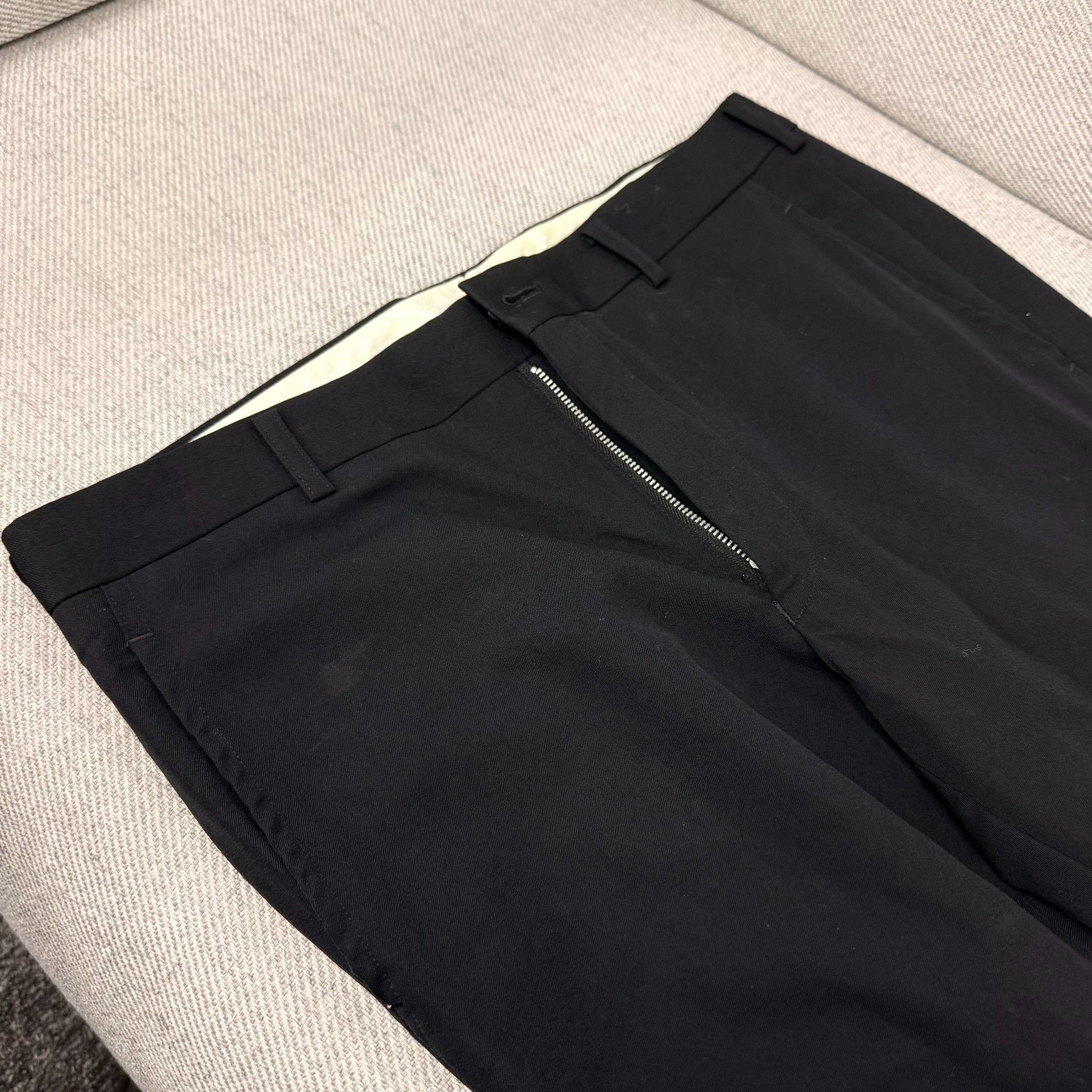 Comme des Garcons Homme Plus CDG Homme Plus Vintage Black Wool Trousers Size US 35 - 2 Thumbnail