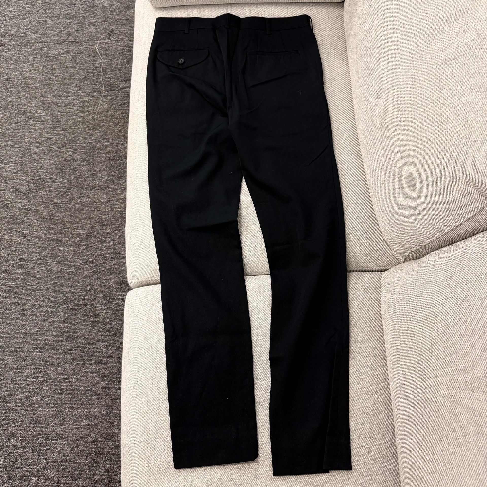 Comme des Garcons Homme Plus CDG Homme Plus Vintage Black Wool Trousers Size US 35 - 4 Thumbnail