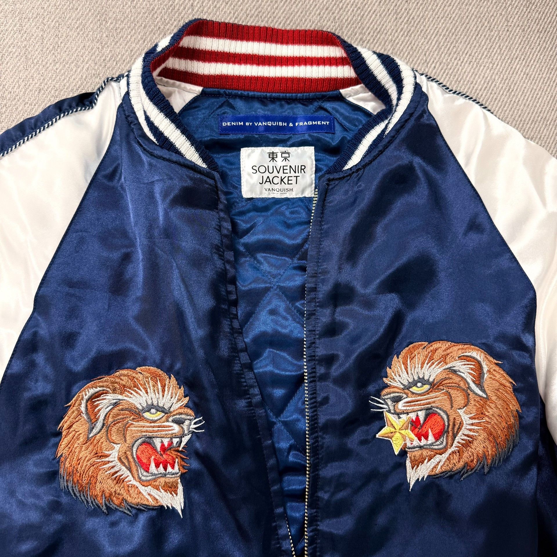 Vanquish Vanquish Fragment Denim Souvenir Jacket Size US L / EU 52-54 / 3 - 2 Thumbnail
